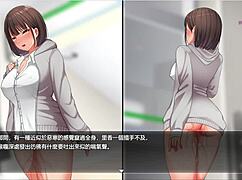 night walk 4: naked lower body stroll to the store builds hentai excitement to climax