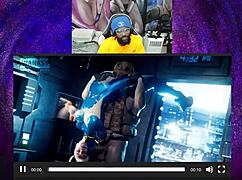 Bald Pussy Jaheira Fucked in Ass While Aerith Watches Tifa POV