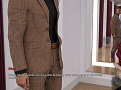 Steps of Debauchery 32: Naked in Public Changing Room with Big Ass and Long Legs