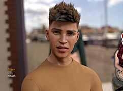 Steps of Debauchery 32: Naked in Public Changing Room with Big Ass and Long Legs