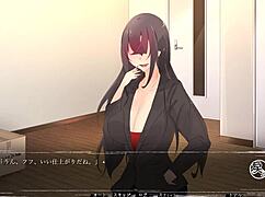 Plain girl succumbs to rubber suit temptation in full hentai gallery.