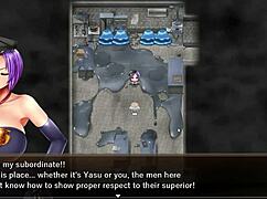 Karryn Endures Rough Threesome With Slime Monster And Thug In Prison Hentai