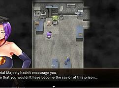 Karryn Endures Rough Threesome With Slime Monster And Thug In Prison Hentai