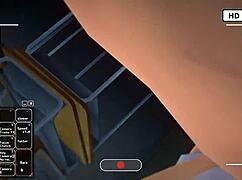 blonde girl in anime hentai has a lot of fun exploring new adventures part 2