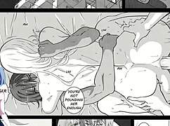 what’s up with this wild girls night out in cartoon hentai style?