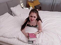 i love sensual sex with my pretty student in bed