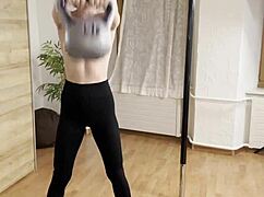 Naked Power Flexing with Miss Daisy Diamond!