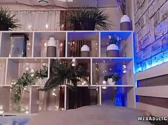 Hey, check this Japanese babe fingering her shaved pussy on solo webcam!