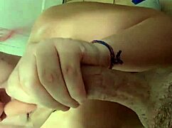 Amber is on her knees giving a blowjob to daddy 😘