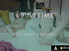 Petite brunette can’t resist hot stepmom’s body!