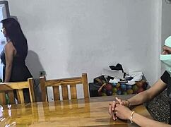 Saritacoketa Cheating Housewife Bangs Neighbor in Husband's Bed for Real Homemade Action.