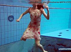 Martina the Hot Croatian Stuns in Beach Bikini Show