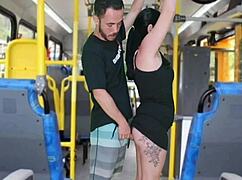 Dirty Old Man Touches and Masturbates on Bus