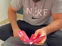 just chilling, watching this tiny sexdoll get pounded by a massive cock in the bedroom