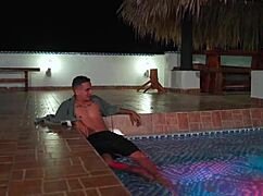 Ebony MILF Stepmom Carla Morelli Bangs Dani Clark in Public Interracial Car Sex