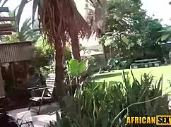 Nympho African Hottie Hardcore Rammed In Interracial Outdoor Fuck