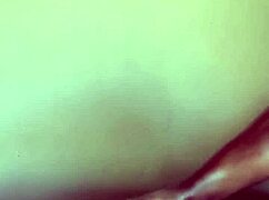 She worked that ebony footjob with her juicy big ass. It was intense on his monster cock.