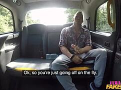 Female Fake Taxi Driver Begs for Hard Action