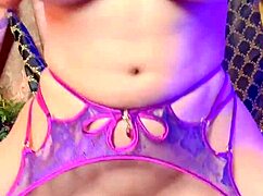 shadowheart feels so naughty with buttplug in ass while masturbating wet pussy at camp