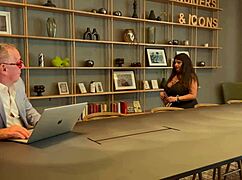 dominatrix mistress april humiliates slave with cupcake and toes in kinky session