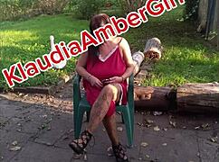 I love relaxing outdoors with klaudia amber girl, it's so peacful