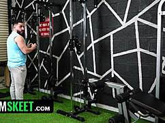 Hell Yeah! Sweaty Gym Fuck with Deepthroat and Big Ass Cowgirl Action!