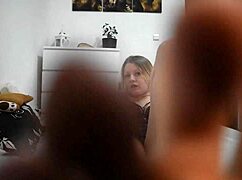 blonde teen shows off her SEXY FEET in HOT OUTFIT, teasing with ASS and PUSSY.