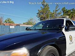 Bike Breaker Busts Squirty Pussy Until Cops Arrive