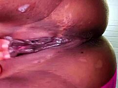 Neighbor boldly ate my pussy on all fours and came in my mouth