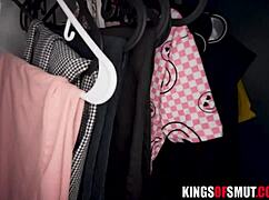 Voyeur step brother spies on family in messed up massage session