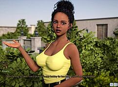 Big tits curvy babe in cute outfit feels intense