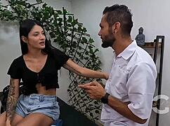 Salome Gil Receives A Sensual Massage Leading To Licking And Blowjob In The Bath