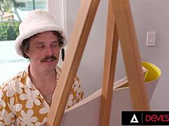 devils film - sexy muse babe chloe surreal gives hot titty fuck 😈