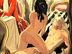 What secrets hide in vintage erotic art masterpieces?