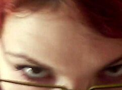 karla rose gives a sloppy deepthroat blowjob in pov with condom on