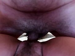 amateur milf with hairy pussy gets fucked by big european cock in close up