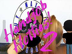 Kitty quinn jerks big black cock and squirts!