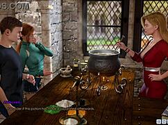 I, erm, can’t stop staring at this cute curvy outfit in Lust Academy 257