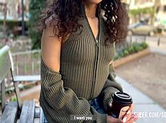 curly latina girlfriend lets me fuck her any way