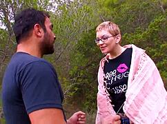 That virgin bisexual takes it deep in her pussy!