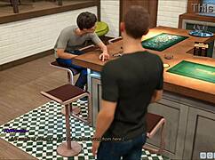 Curvy girl in cute outfit at lust academy