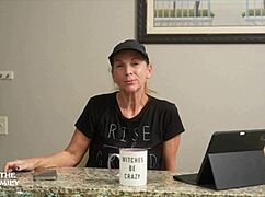 Step Mom Caught in Shower Sucks Junior's Hard Cock