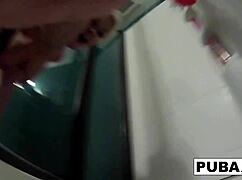 Nikita Von James feels aroused in the shower