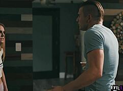 Sexy Bestfriends Jane Wilde And Natalie Knight Share Nathan Bronson's Huge Cock In Threesome