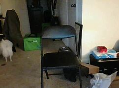 Slutty ex teen 18+ rides big black cock hard, university fling turns wild and messy.