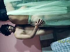 Having fun with my big-ass sister-in-law at home.