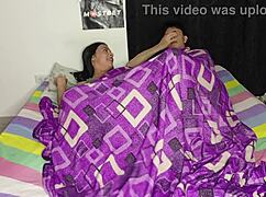 Young Colombian Masturbates Watching Porn, Stepmother Helps With Fucking And Big Ass