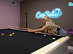 petite busty asian getting her tight pussy fucked hard on the pool table
