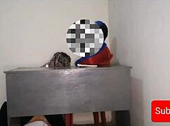 Camera captures teacher and student in classroom for better grades