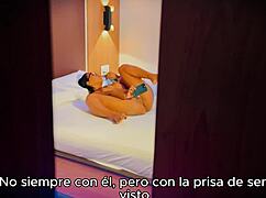 stepmother masturbates as stepson secretly watches her 😏